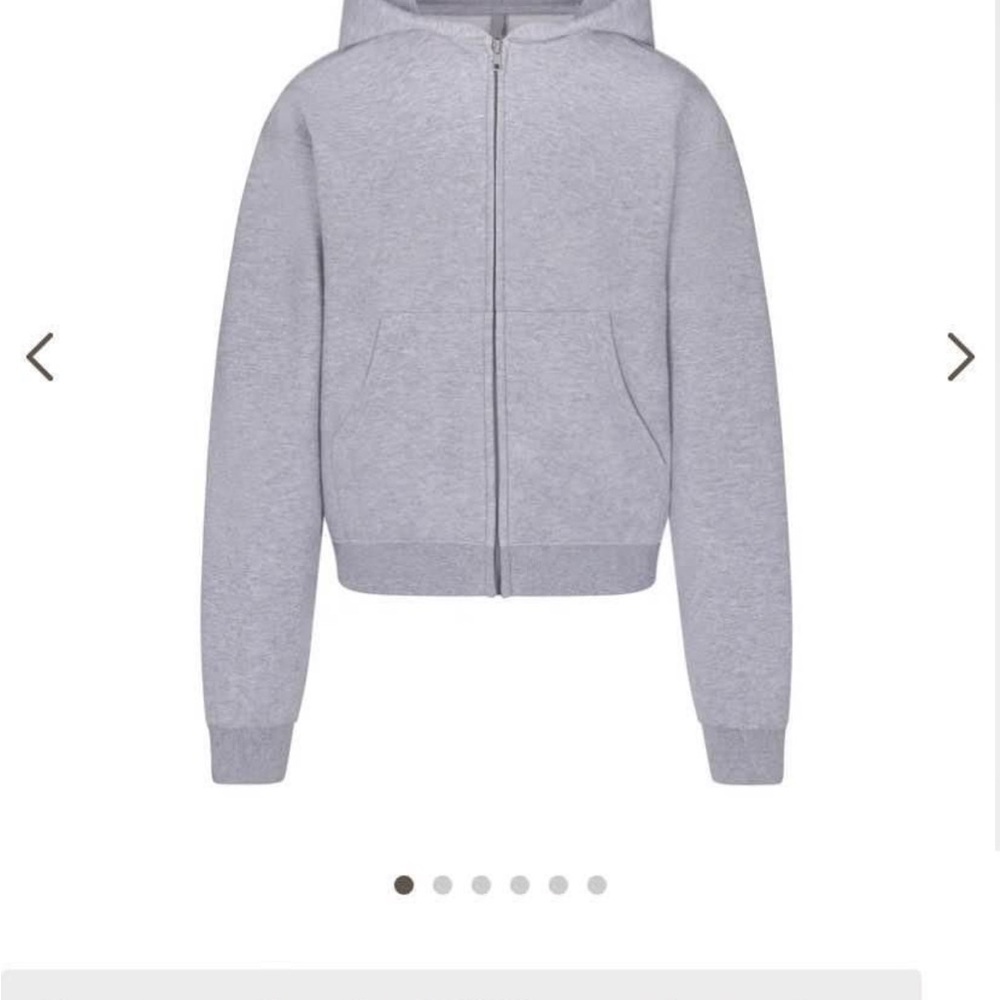 SKIMS Light Gray Women's Hoodie